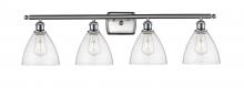 Innovations Lighting 516-4W-SN-GBD-754 - Bristol - 4 Light - 38 inch - Brushed Satin Nickel - Bath Vanity Light