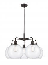 Innovations Lighting 516-5CR-OB-G122-10 - Athens - 5 Light - 28 inch - Oil Rubbed Bronze - Chandelier