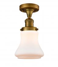 Innovations Lighting 517-1CH-BB-G191-LED - Bellmont - 1 Light - 6 inch - Brushed Brass - Semi-Flush Mount