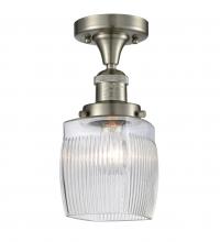 Innovations Lighting 517-1CH-SN-G302-LED - Colton - 1 Light - 6 inch - Brushed Satin Nickel - Semi-Flush Mount
