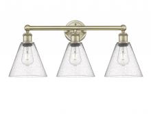 Innovations Lighting 616-3W-AB-GBC-84 - Berkshire - 3 Light - 26 inch - Antique Brass - Bath Vanity Light