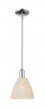 Innovations Lighting 716-1S-PC-NBD-75-NAT - Bristol Natural - 1 Light - 6 inch - Polished Chrome - Mini Pendant