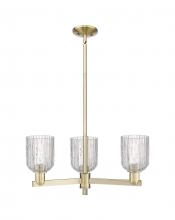 Innovations Lighting 716-3CR-AB-G559-5CL - Bridal Veil - 3 Light - 18 inch - Antique Brass - Flush Mount