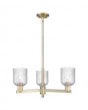 Innovations Lighting 716-3CR-AB-G559-5SDY - Bridal Veil - 3 Light - 18 inch - Antique Brass - Flush Mount
