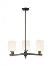 Innovations Lighting 716-3CR-OB-G559-5GWH - Bridal Veil - 3 Light - 18 inch - Oil Rubbed Bronze - Flush Mount