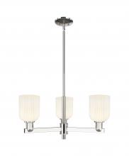 Innovations Lighting 716-3CR-PN-G559-5GWH - Bridal Veil - 3 Light - 18 inch - Polished Nickel - Flush Mount