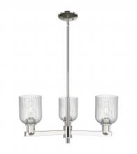 Innovations Lighting 716-3CR-PN-G559-5SDY - Bridal Veil - 3 Light - 18 inch - Polished Nickel - Flush Mount