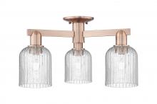 Innovations Lighting 716-3F-AC-G559-5SDY - Bridal Veil - 3 Light - 6 inch - Antique Copper - Semi-Flush Mount