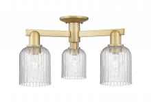 Innovations Lighting 716-3F-BB-G559-5SDY - Bridal Veil - 3 Light - 6 inch - Brushed Brass - Semi-Flush Mount