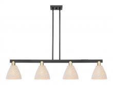 Innovations Lighting 716-4I-BAB-NBD-75-NAT - Bristol Natural - 4 Light - 48 inch - Black Antique Brass - Cord hung - Island Light
