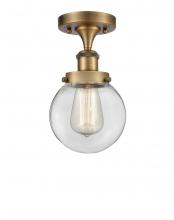 Innovations Lighting 916-1C-BB-G202-6 - Beacon - 1 Light - 6 inch - Brushed Brass - Semi-Flush Mount