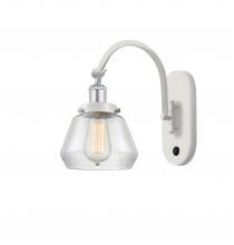 Innovations Lighting 918-1W-WPC-G172 - Fulton - 1 Light - 7 inch - White Polished Chrome - Adjustable Swing Arm