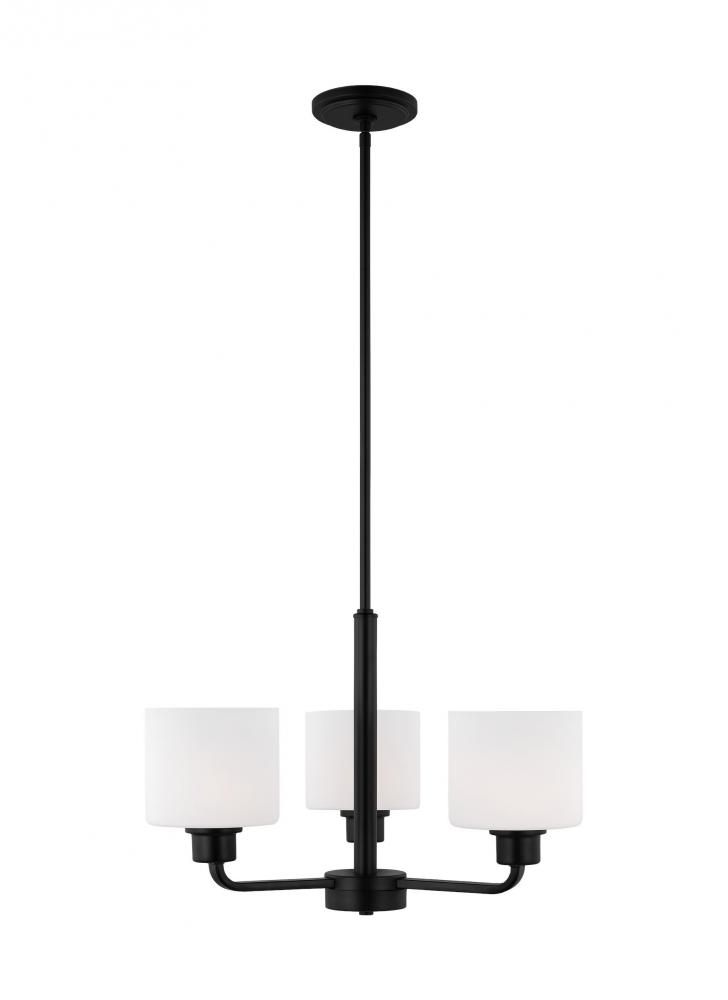 Canfield Three Light Chandelier