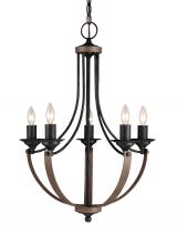 Generation Lighting 3280405-846 - Corbeille Five Light Chandelier