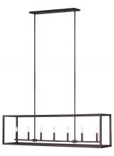 Generation Lighting 6634507-710 - Moffet Street Long Seven Light Island Pendant