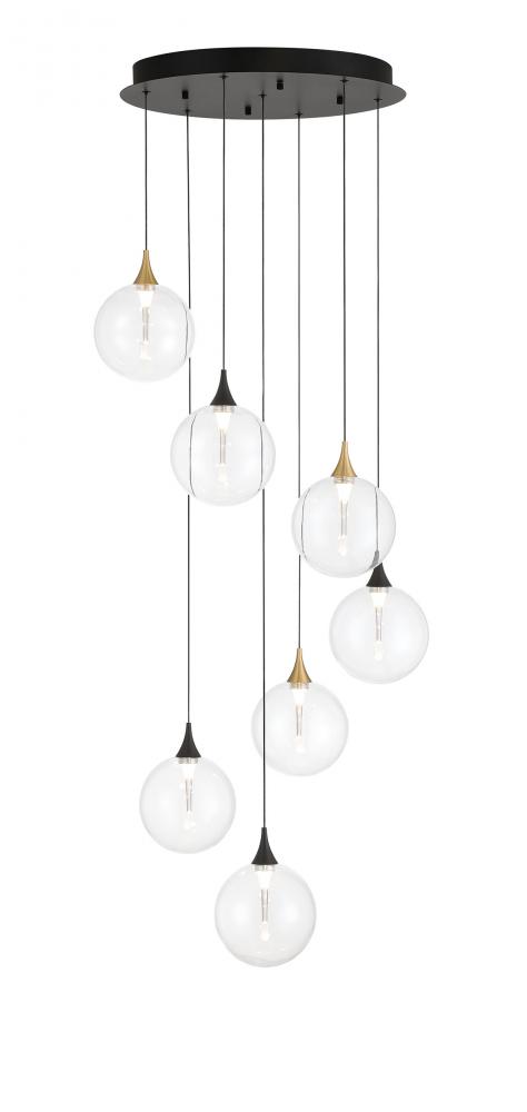 Iissa-Chandelier-7Lt-21In-Gbm-CL