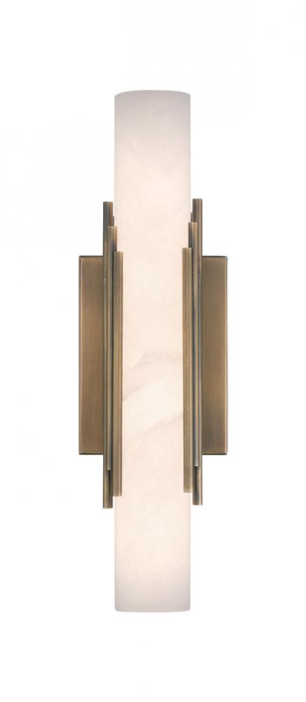 Venna-Wall Sconce-16In-BR-Alb