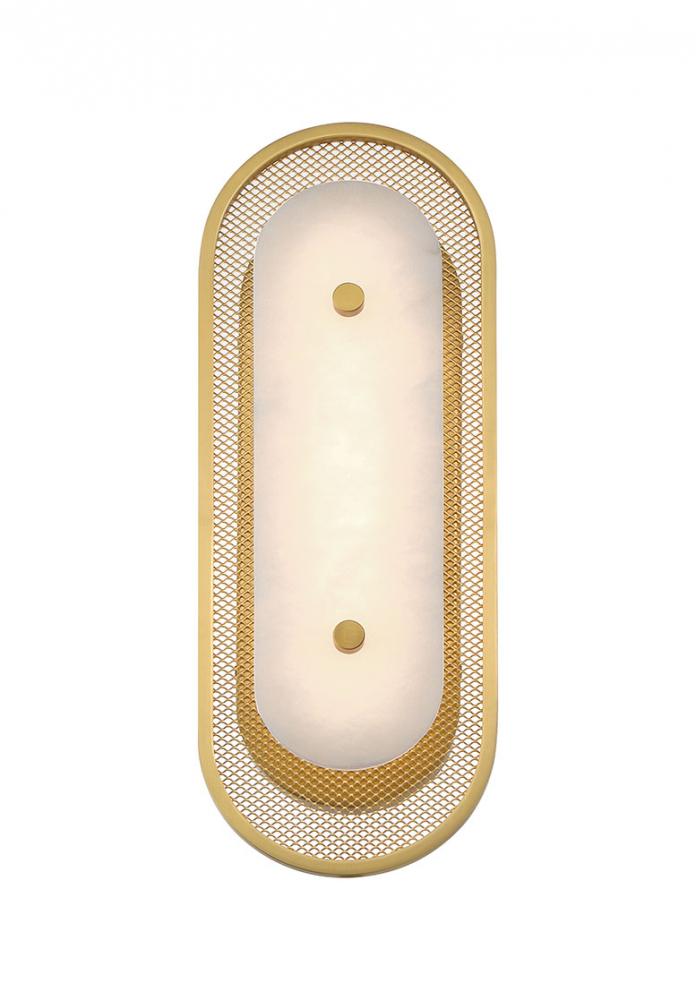 Tramore-Wall Sconce-16In-BK-Sl