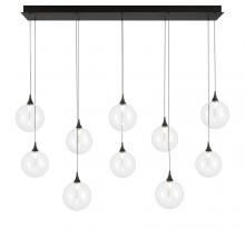 Eurofase 48933-018 - Iissa-Chandelier-10Lt-47In-BK-CL