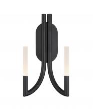 Eurofase 49009-033 - Olette-Wall Sconce-2Lt-17In-BK-Fr