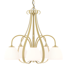 Hubbardton Forge - Canada 101445-SKT-86-GG0001 - Sweeping Taper 5 Arm Chandelier