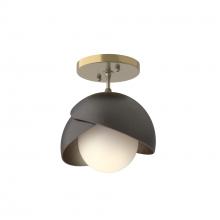 Hubbardton Forge - Canada 121377-SKT-86-14-GG0711 - Brooklyn 1-Light Double Shade Semi-Flush