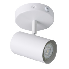 Eglo Canada 206039A - 1 LT Fixed Track Light w/ White Finish & White Lamp Head