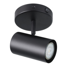 Eglo Canada 206041A - 1 LT Fixed Track Light w/ Black Finish & Black Lamp Head