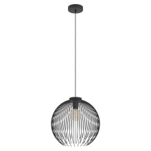 Eglo Canada 901002A - 1 LT Pendant w/ Black Finish & Black Metal Shade