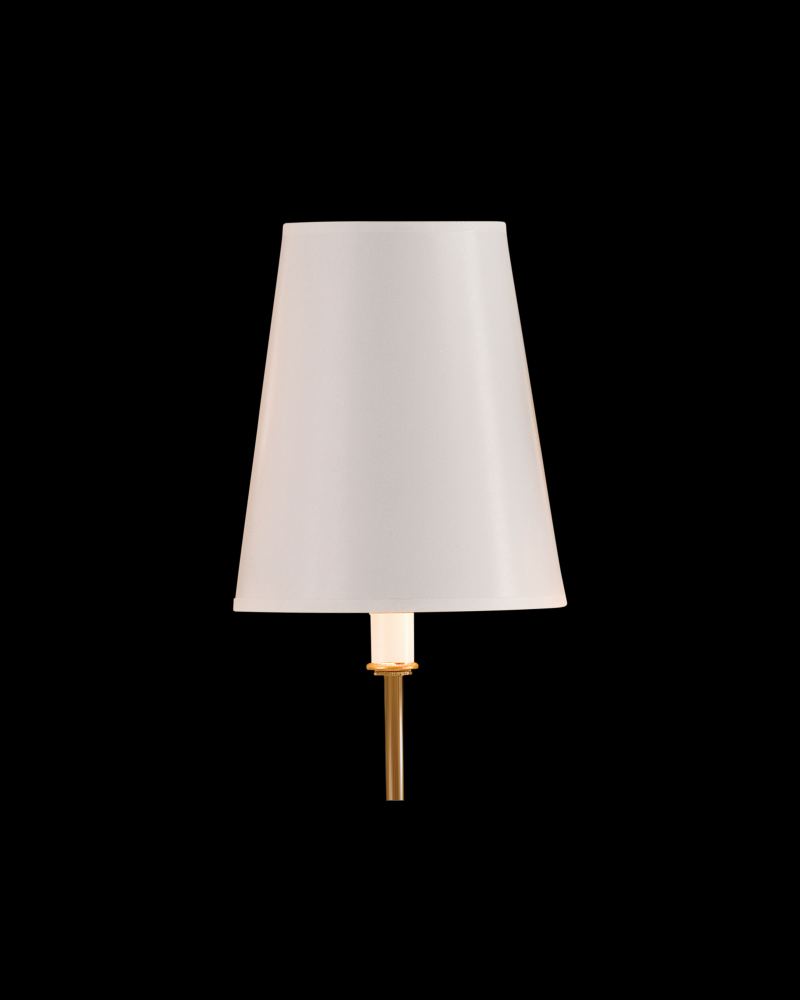 White Paper Tapered Chandelier Shade